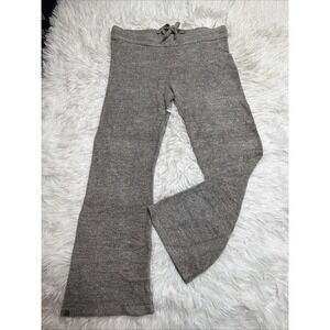Barefoot Dreams CozyChic Lite Lounge Sweat Pants Women's 1X Gray Flare Leg Comfy